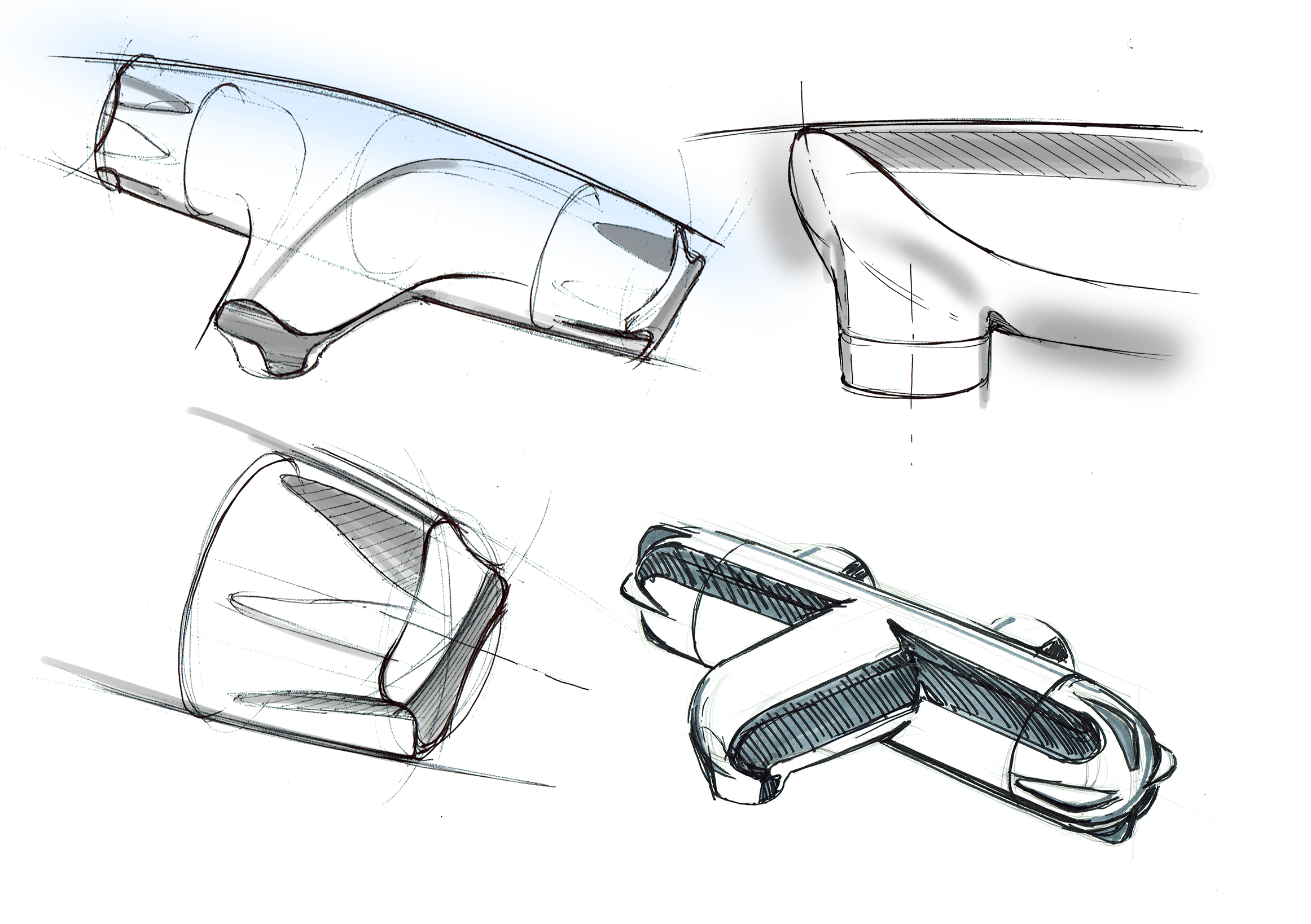 水栓金具のアイディアスケッチ