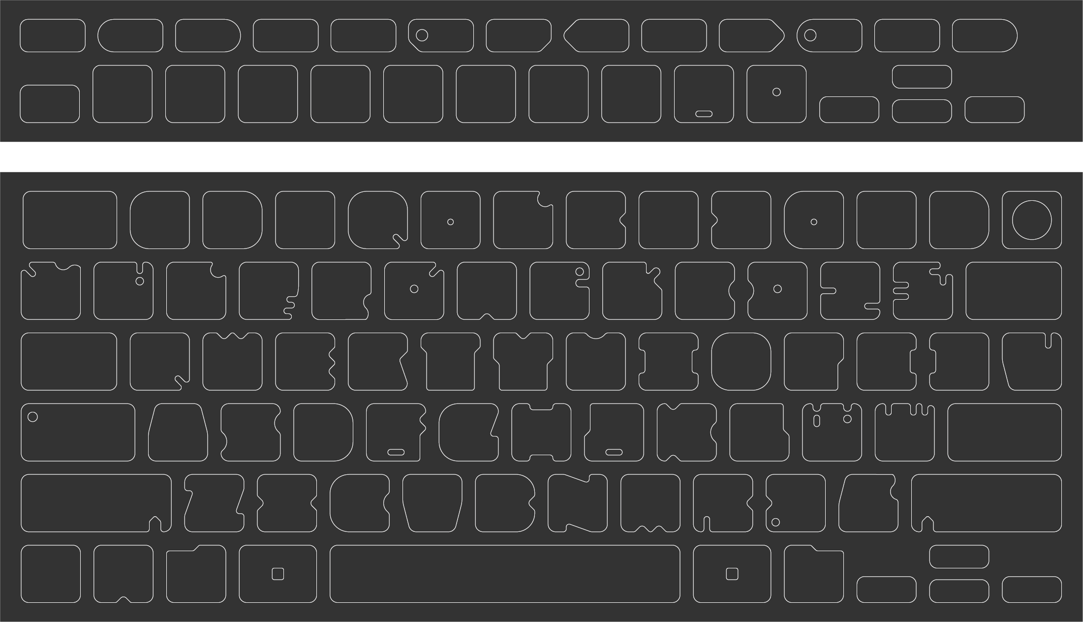 ブラックアウトステッカーfor Mac 16mm