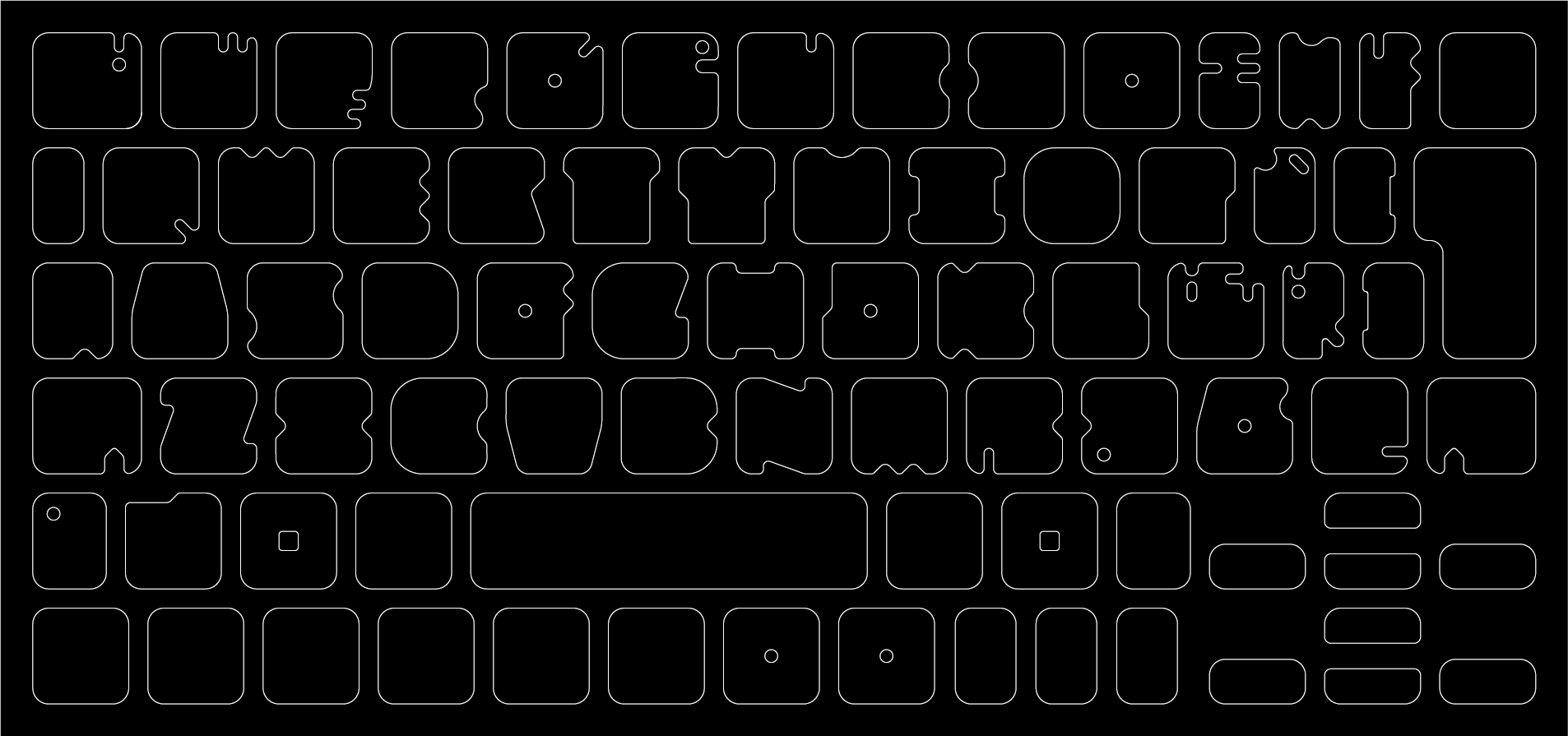 ブラックアウトステッカーfor Mac 16mm